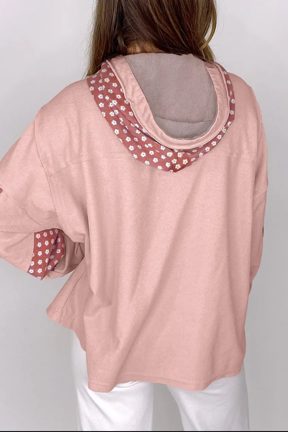 Stilla | Sweatshirt med lange ærmer, snor og stjernemønster