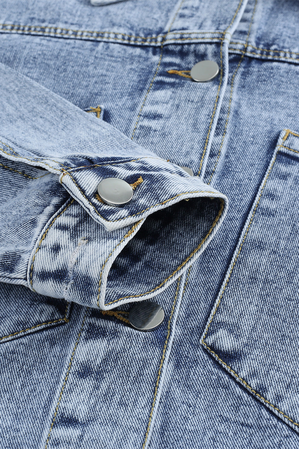 Stilla | Knapstribe Krave Denim Jakke