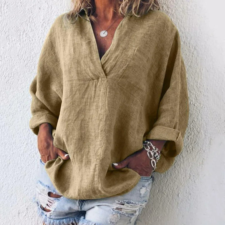 Stilla | Vintage-linned blouse med charme