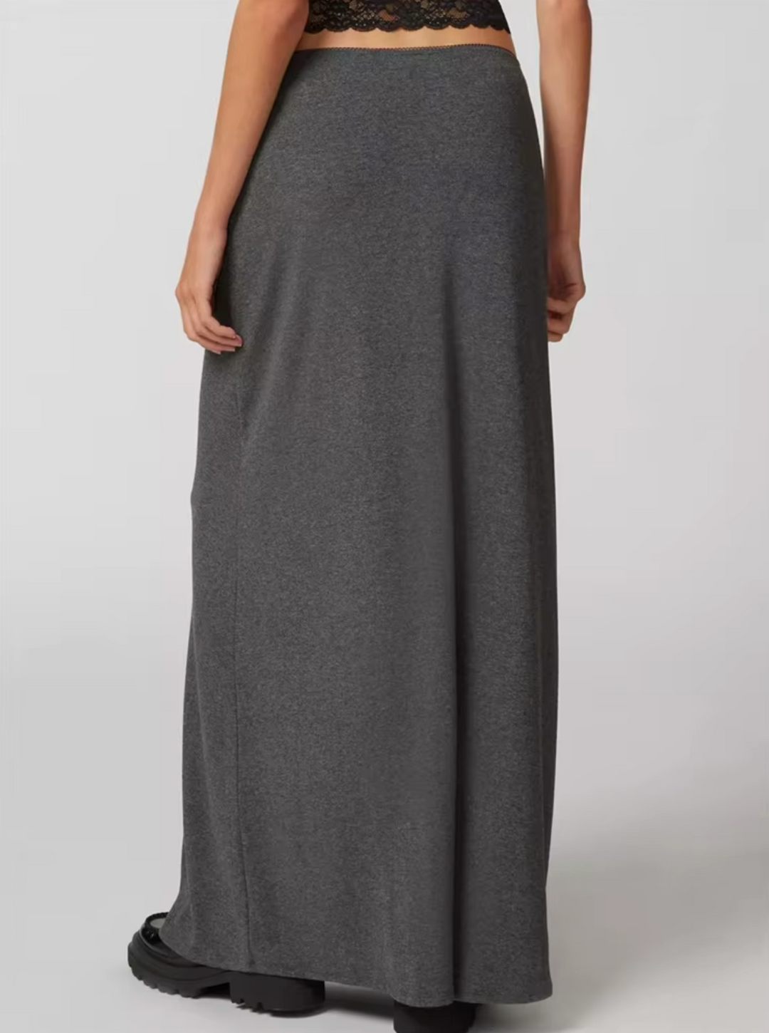 Stilla | Elegant Lang Bomuldsnederdel
