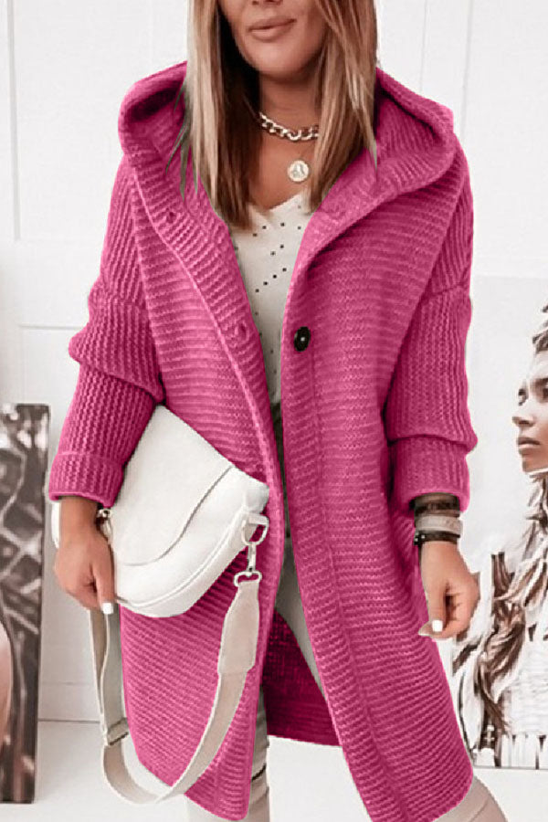 Stilla | Blød Cardigan med Hætte