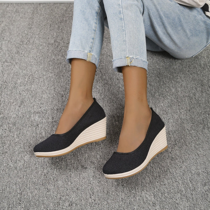Stilla | Afslappet Sandaler Med Hæl Åndbare Slip on Sko Med Blød Sål
