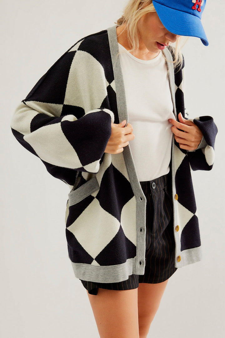Stilla | Trendy og Løs Cardigan.