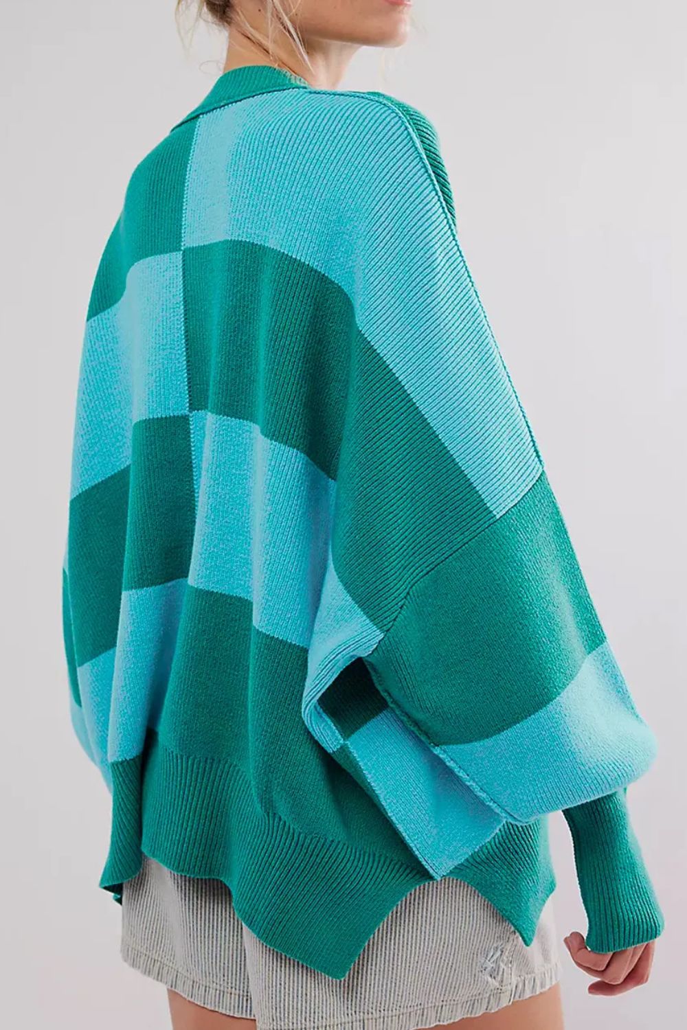 Stilla | Farveblok Pulli med Rund Halsudskæring til en Moderne Stil