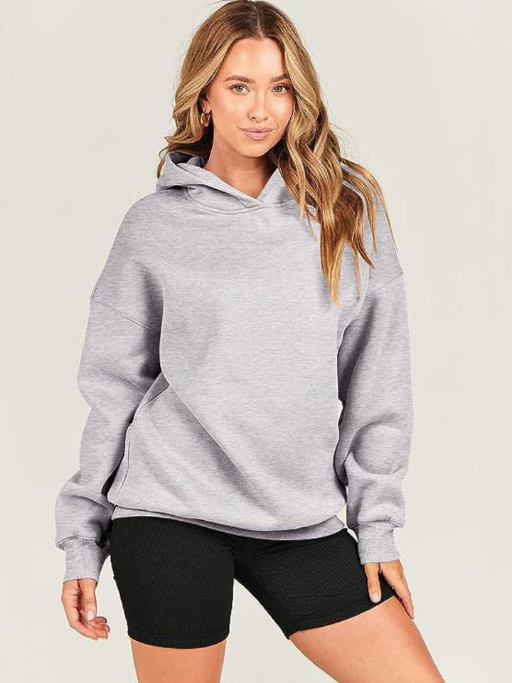 Stilla | Sweatshirt med lange ærmer og faldende skuldre