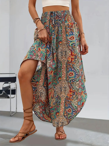 Stilla | Bohemian Trykt Nederdel