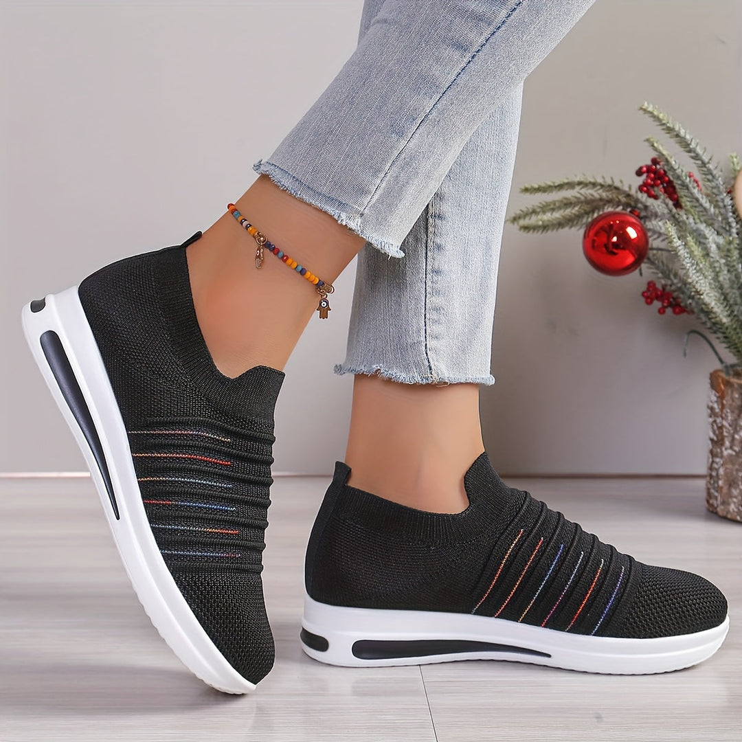 Stilla | Sommer Loafers Til Damer Åndbare, Lette Slip on Sko Med Åbne Tæer