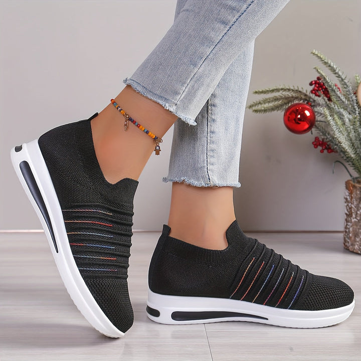 Stilla | Sommer Loafers Til Damer Åndbare, Lette Slip on Sko Med Åbne Tæer