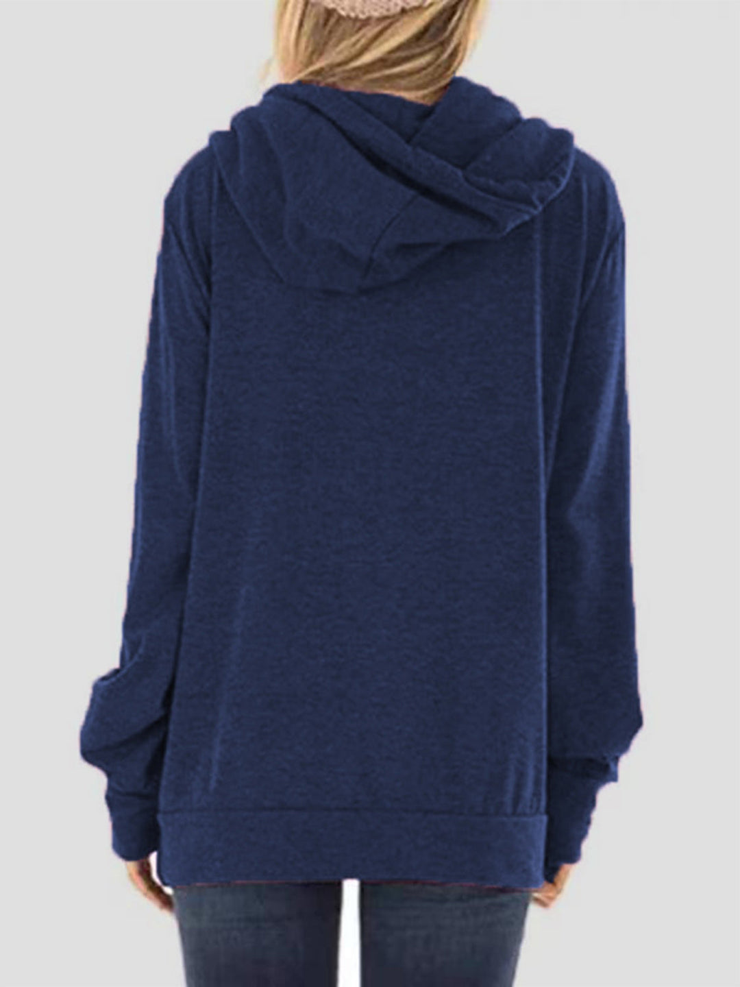 Stilla | Sweatshirt med lange ærmer med snor og grafisk bogstav
