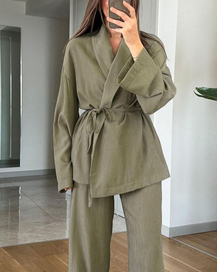 Stilla | Komfortabelt Kimono Sæt