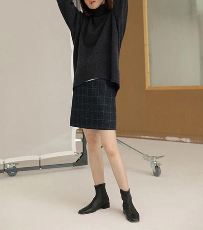 Stilla | Blød højhalset sweater