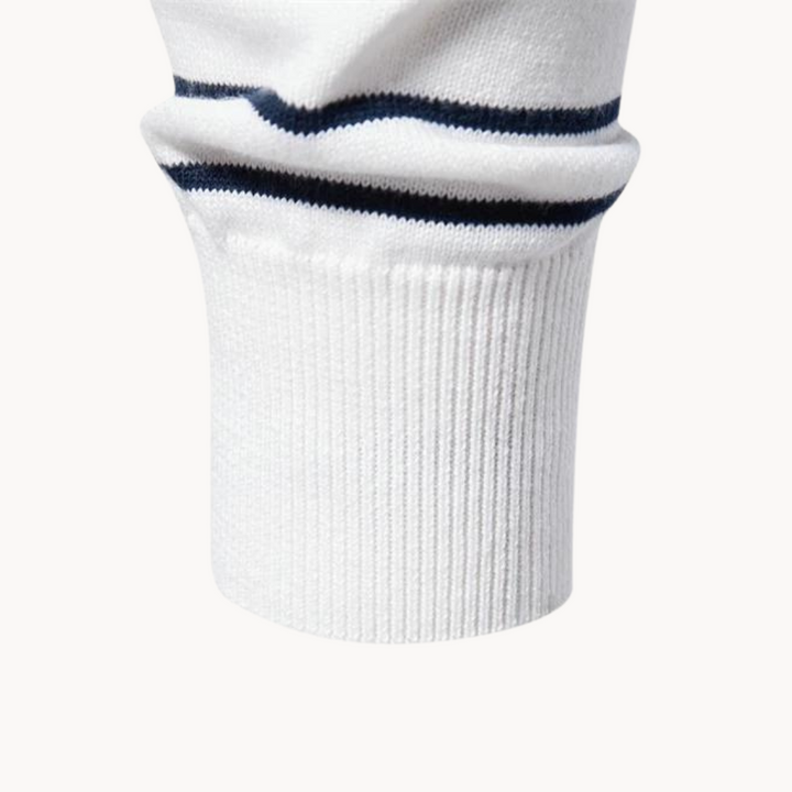 Stilla | Bomulds Sweater med Stribemønster