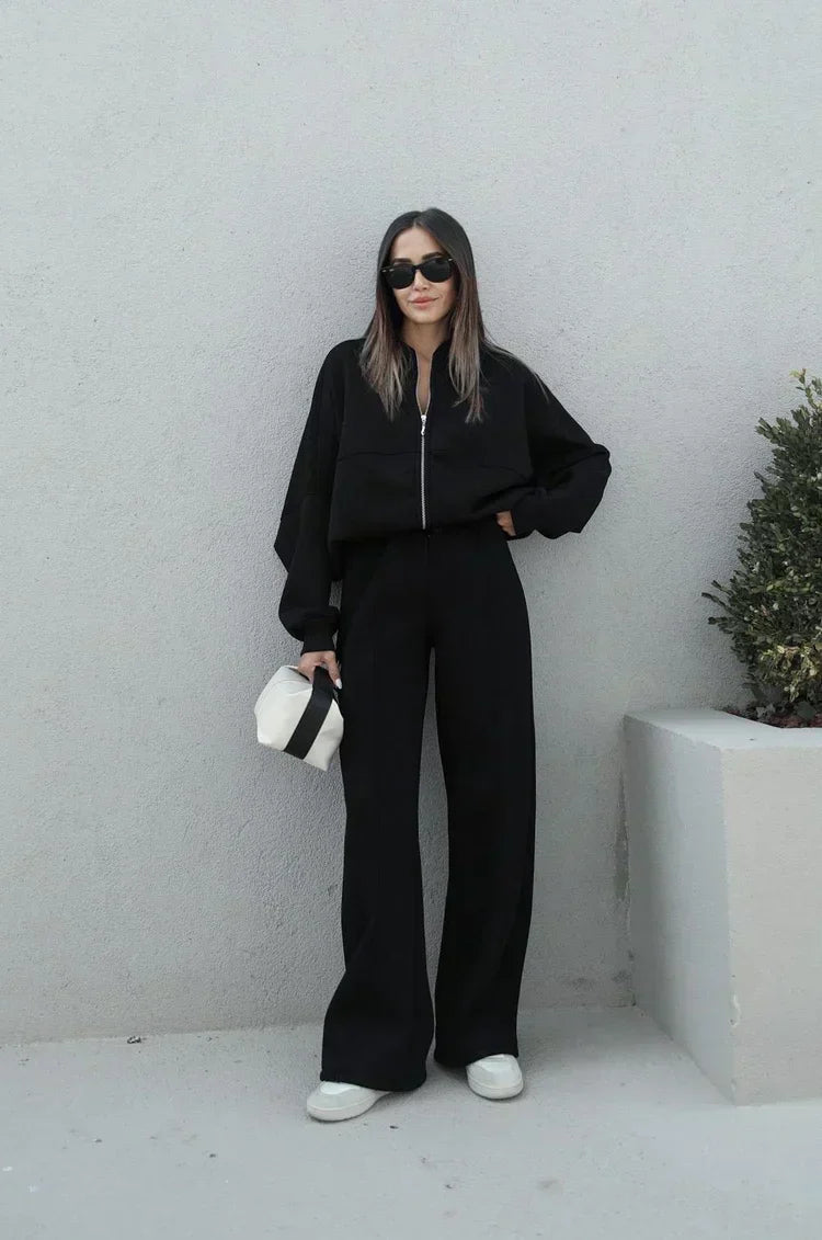 Stilla | Comfort Sæt Med Afslappet Og Bukser Til Et Elegant Og Hyggeligt Look