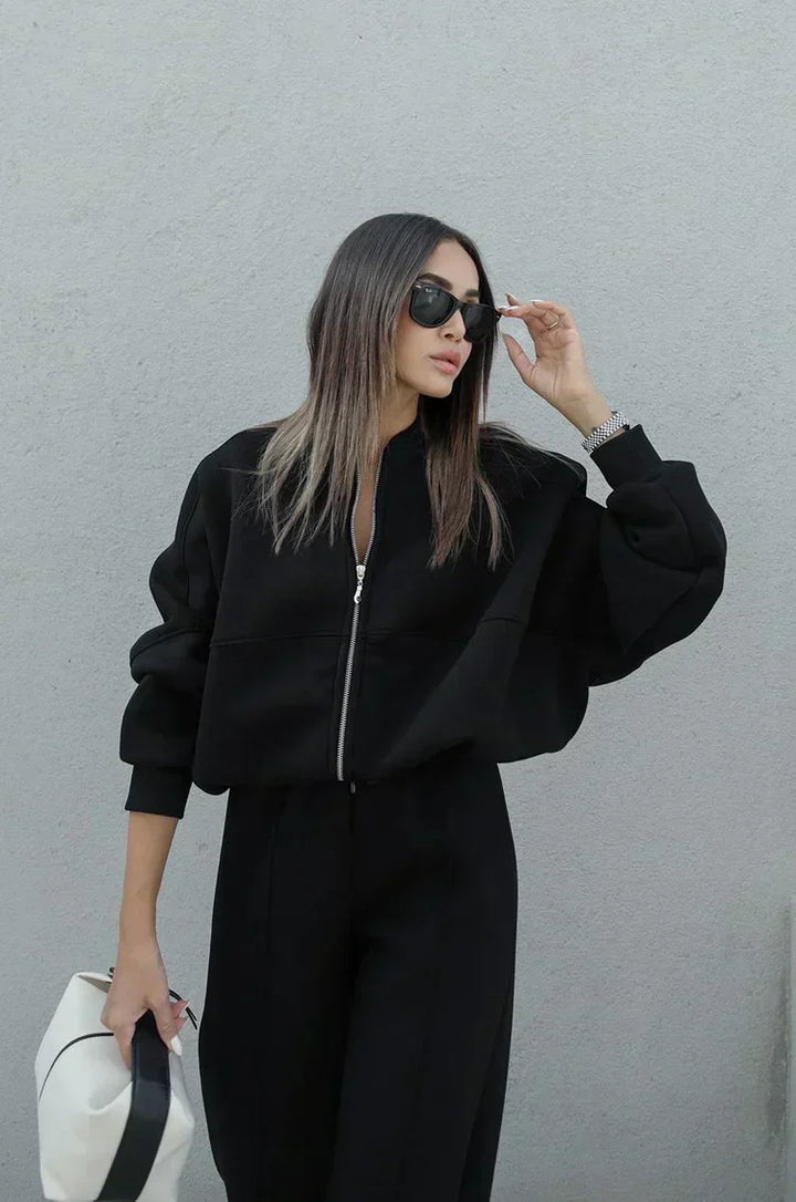 Stilla | Comfort Sæt Med Afslappet Og Bukser Til Et Elegant Og Hyggeligt Look