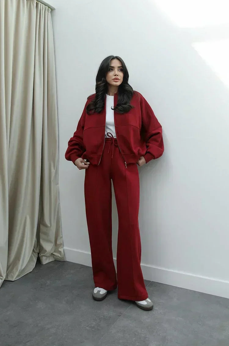 Stilla | Comfort Sæt Med Afslappet Og Bukser Til Et Elegant Og Hyggeligt Look