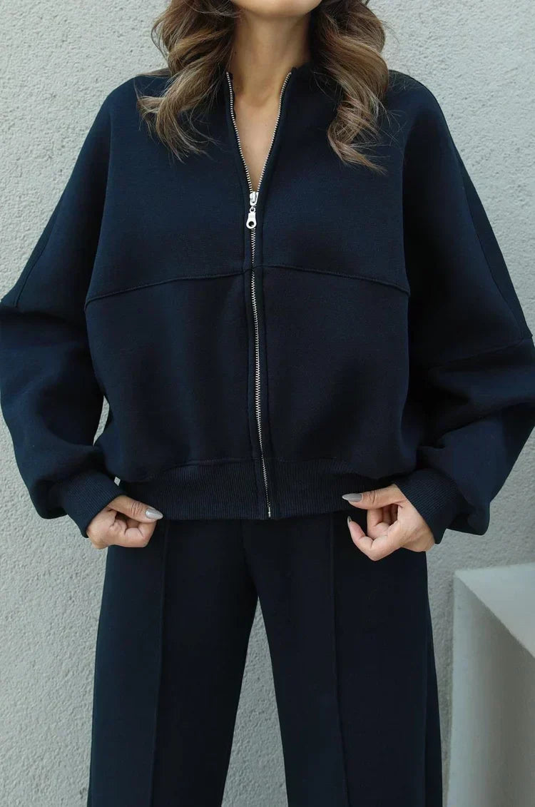 Stilla | Comfort Sæt Med Afslappet Og Bukser Til Et Elegant Og Hyggeligt Look