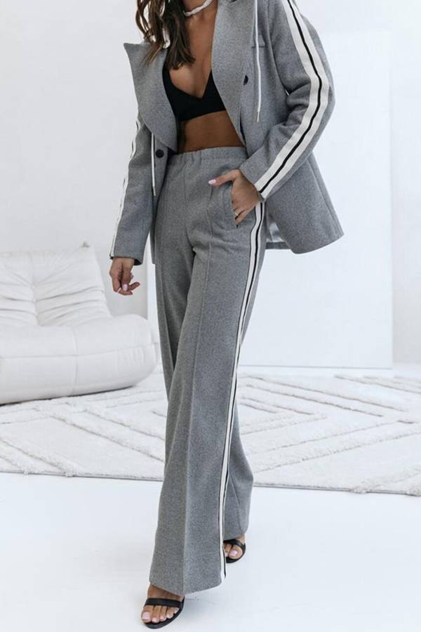 Stilla | Bukser Patchwork Easy Street Sporty Med Elastisk Talje Og Lommer
