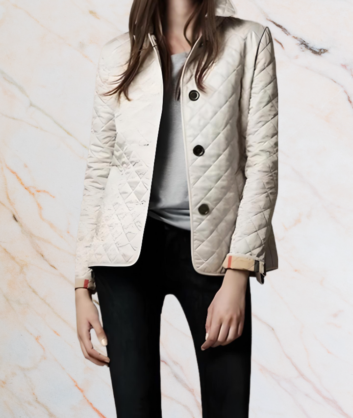 Stilla | Elegant Formende Jakke med Prægning Design