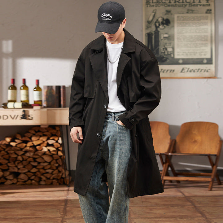 Stilla | Trenchcoat - Justerbar Pasform - Moderne Lang Design