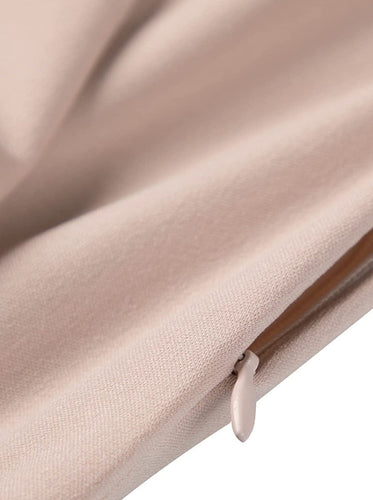 Stilla | Elegant V-hals Plisseret Volant Kjole