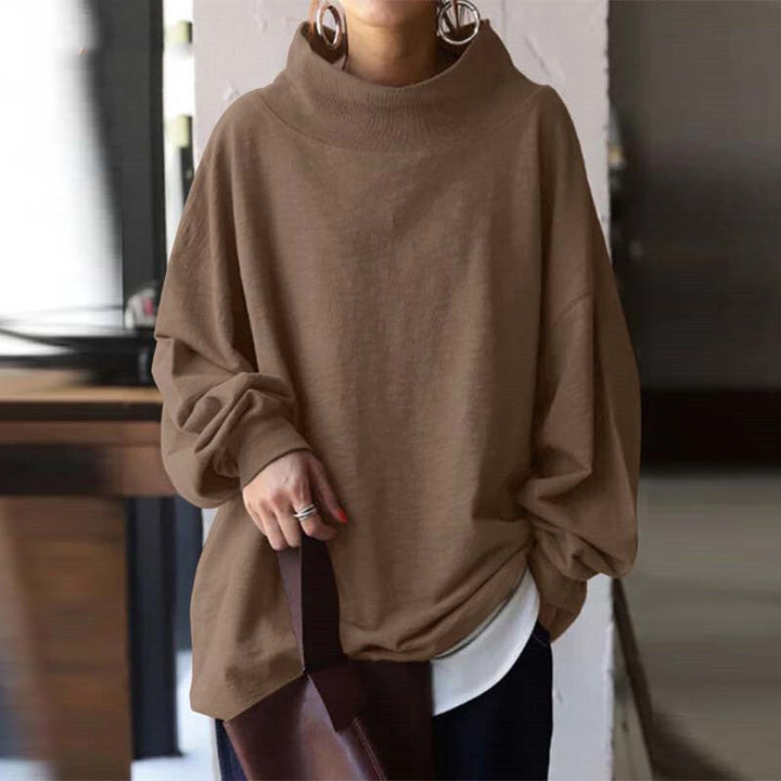 Stilla | Elegant Damepullover Med Lange Ærmer Af Cashmere