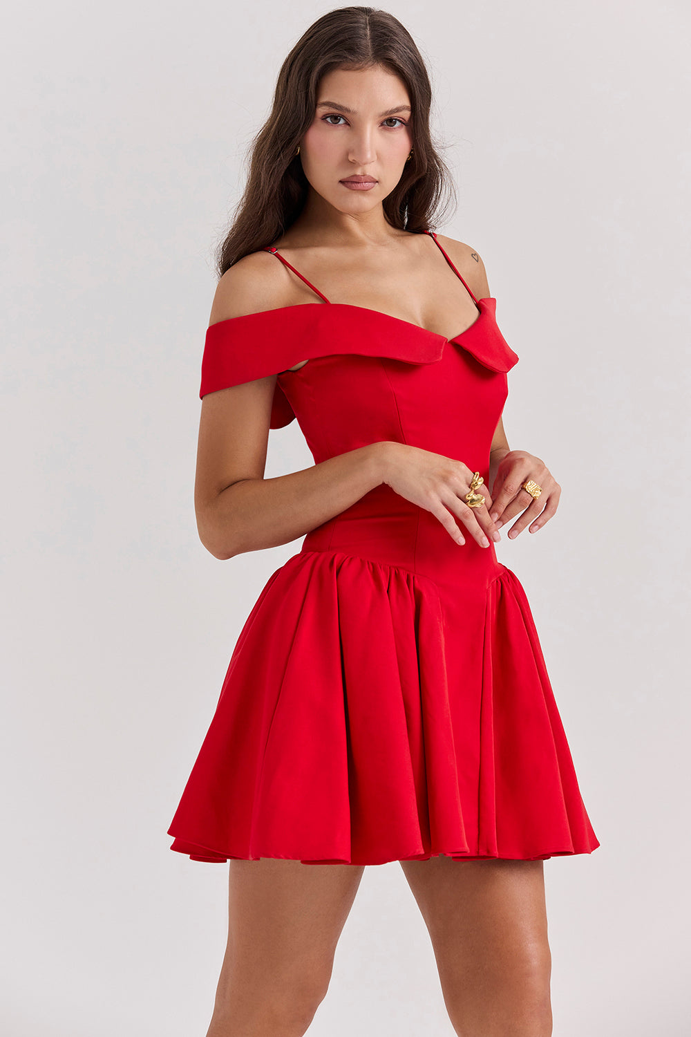 Stilla | Off Shoulder Minikjole