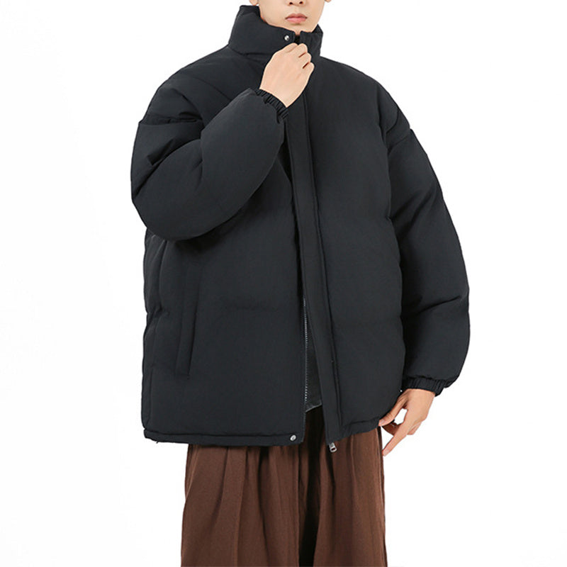 Stilla | Oversized Vinterjakke med Opstående Krave