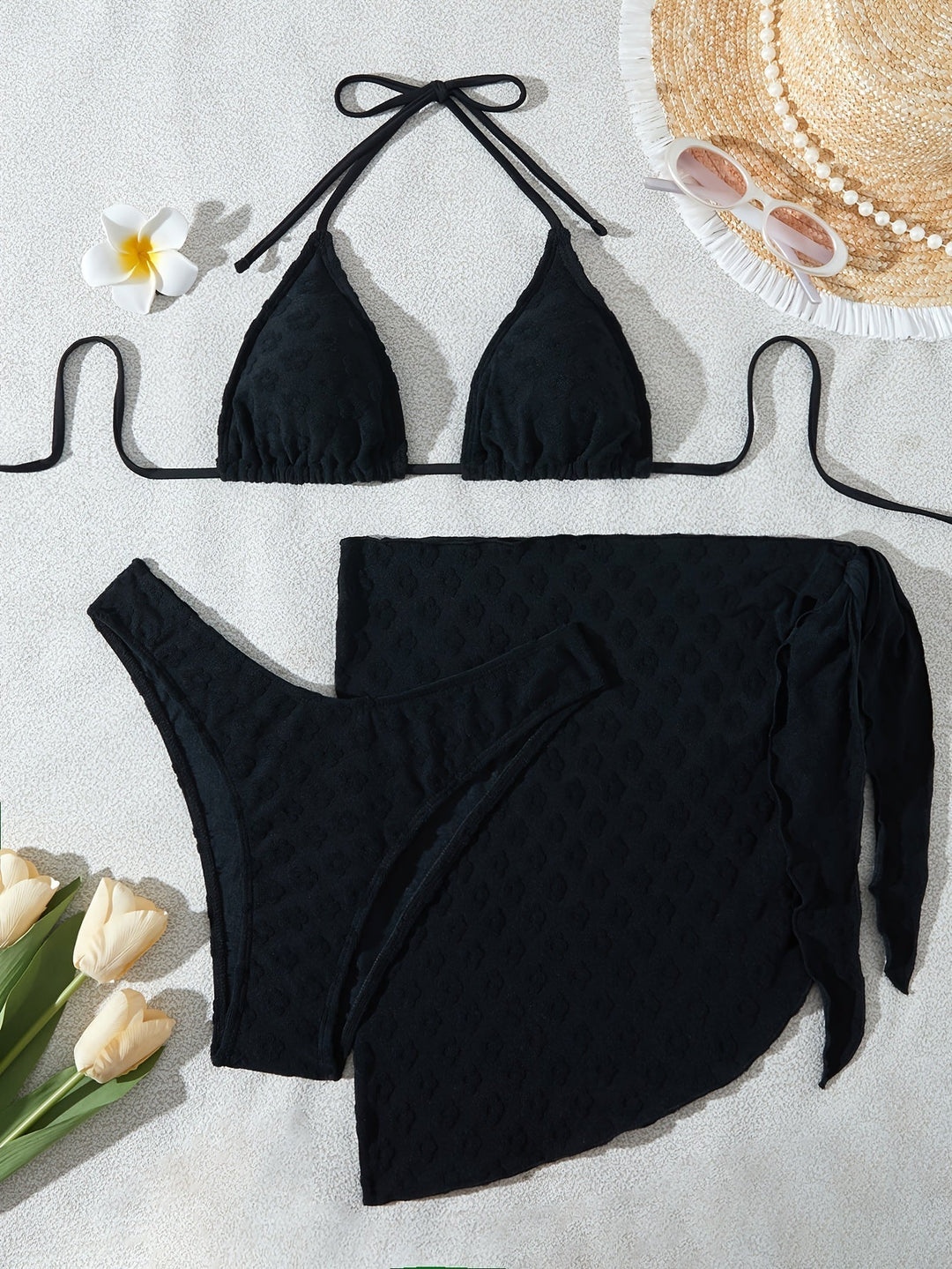 Stilla | Kvinders 3 Delte Bikini Sæt Blomster