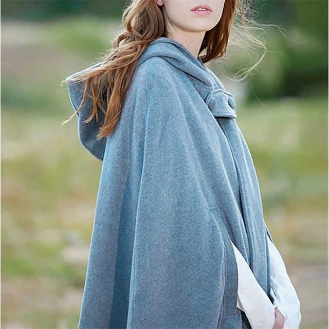 Stilla | Kort Vintage Frakke Med Hætte Til Kvinder