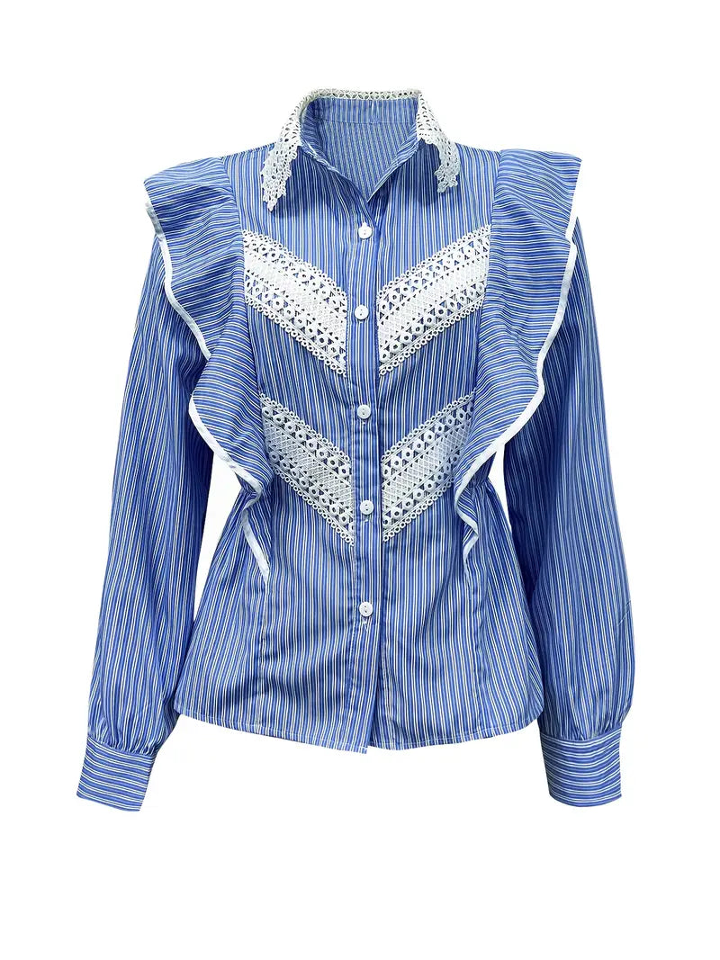 Stilla | Bluse Lange Ærmer Af Bomuld Vintage Esprit