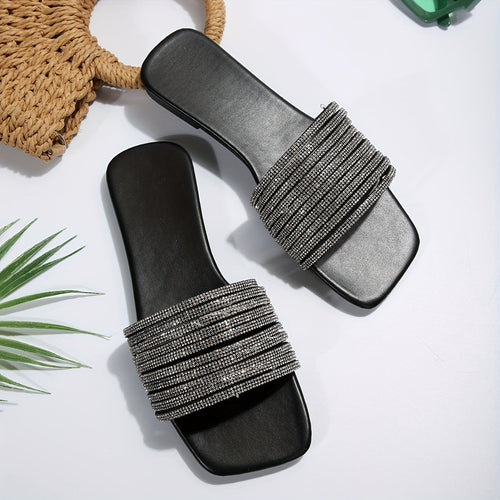 Stilla | Sommer Sandaler Til Damer Med Nitter, Elegante Strand Sko