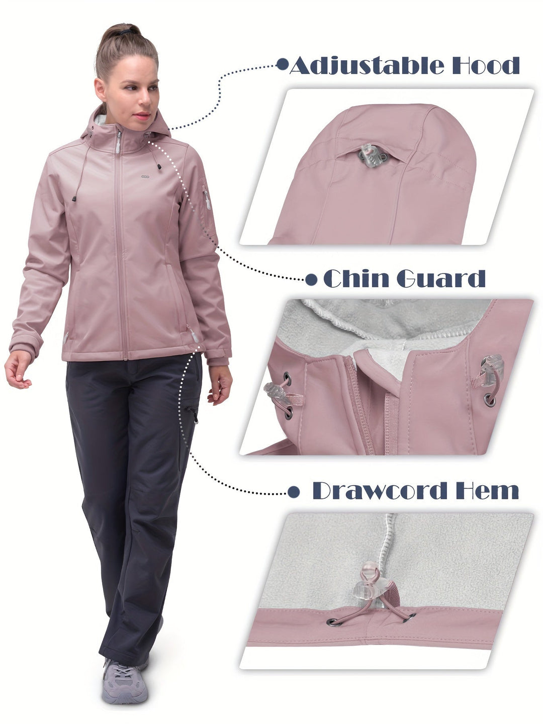 Stilla | Vandtæt og Vindafvisende Softshell Jakke Til Kvinder