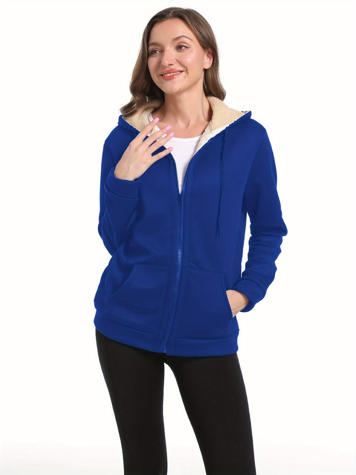 Stilla | Elegant og Varm Zip Hættetrøje