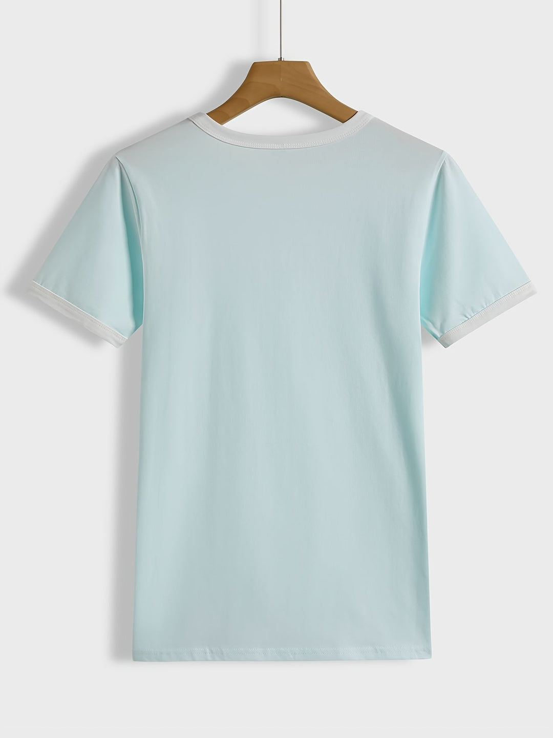 Stilla | Sommer T-Shirt, Løs Skjorte Med Korte Ærmer Og Rund Hals, Afslappet Top Lavet Af Polyester