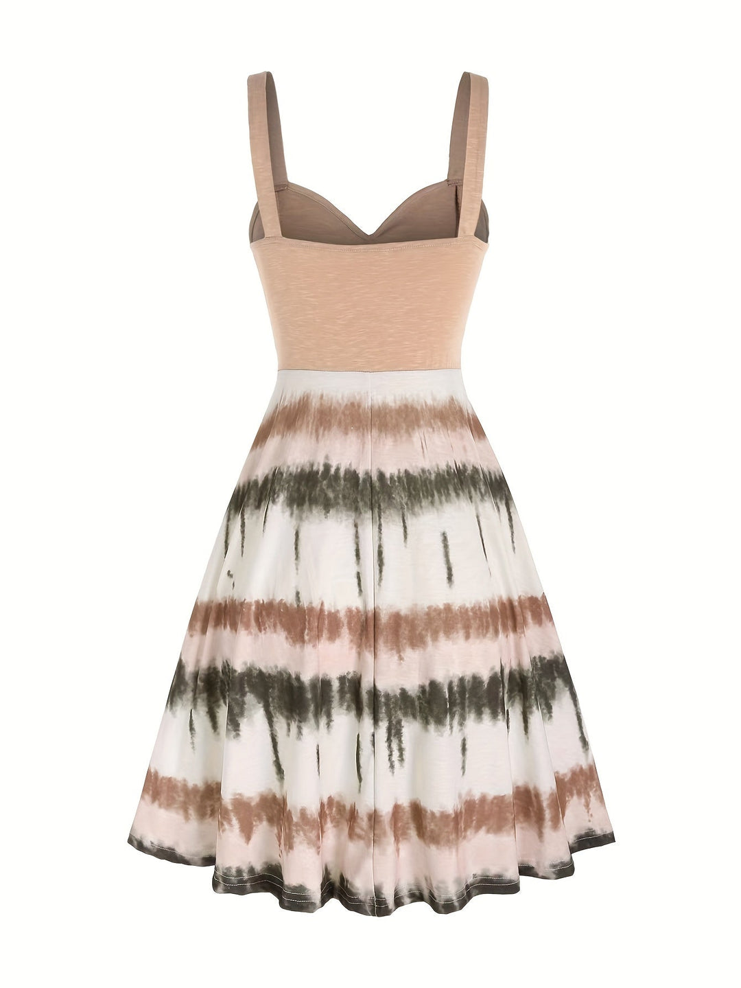 Stilla | Kjole Med Tie Dye Print