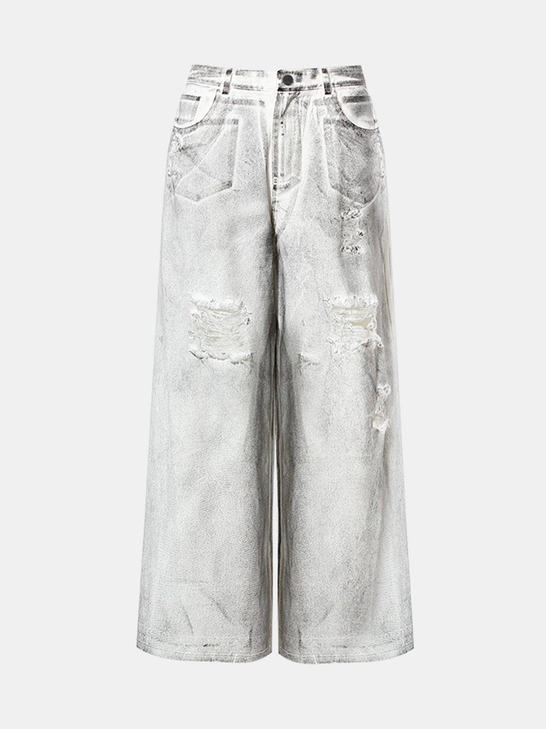Stilla | Distressed Bredde Ben Jeans