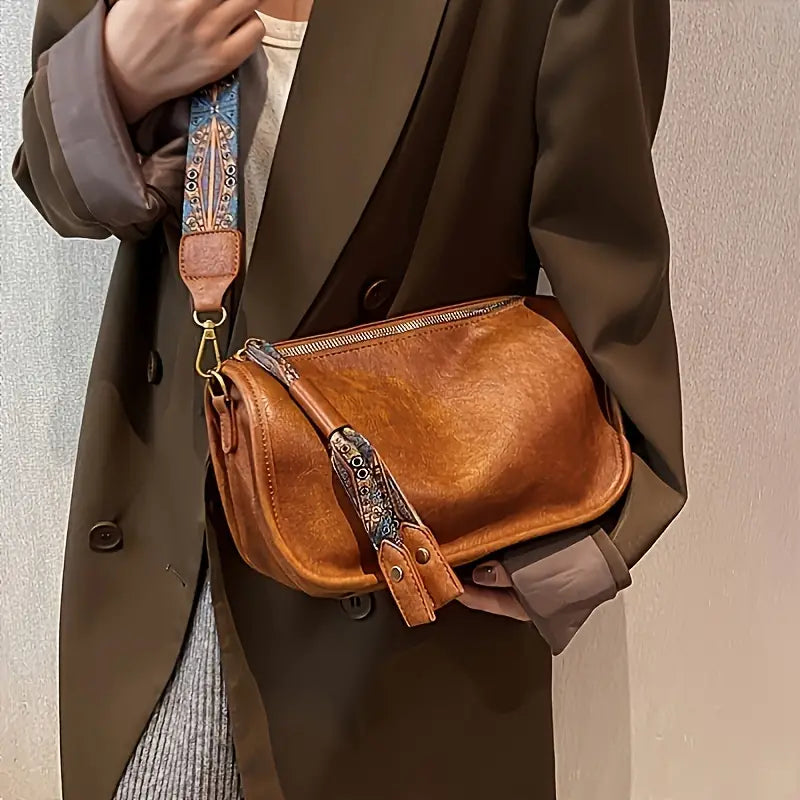 Stilla | Crossbody taske med grafisk mønster