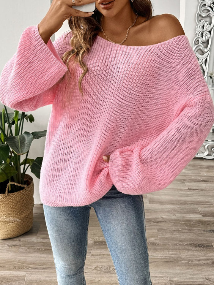 Stilla | Rund halsudskæring sweater med lange ærmer