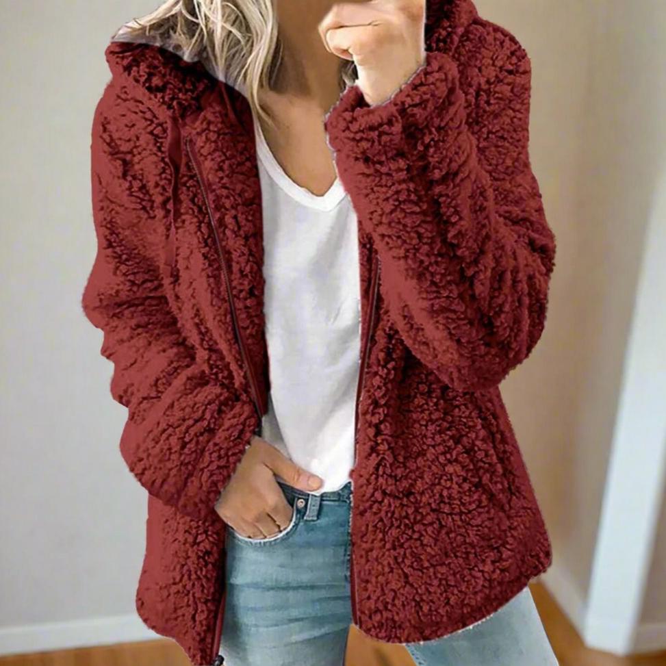 Stilla | Teddy-stil fleece-hoodie-kappe