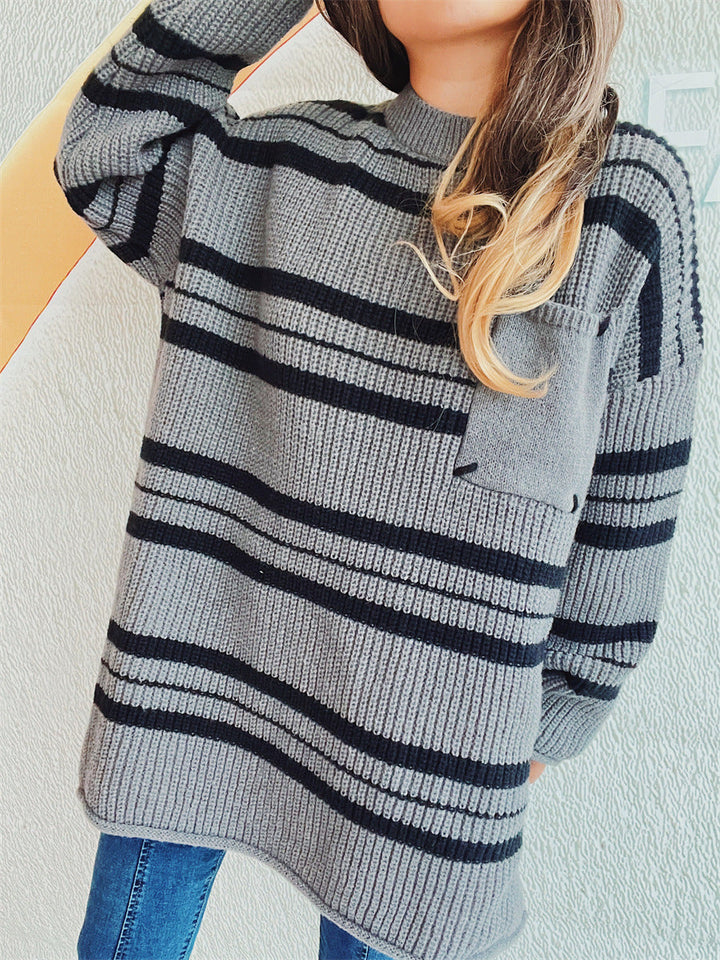 Stilla | Stribet pullover med lange ærmer og behagelig pasform