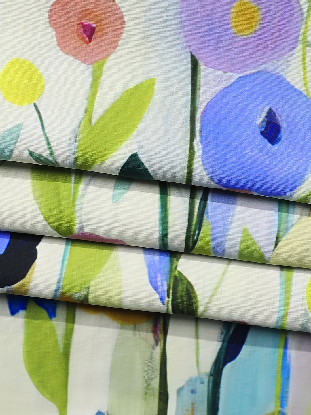 Stilla | Linned Blouse Til Kvinder Med Blomsterdesign Oliemaleri