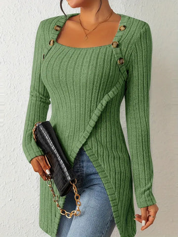 Stilla | Stilfuld Ribbet Pullover til Kvinder