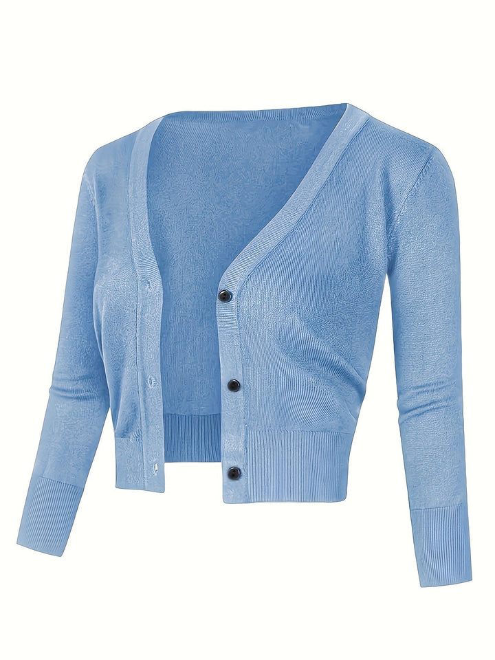Stilla | Cardigan Bolero med knaplukning