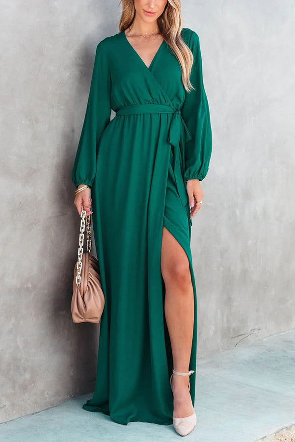 Stilla | Elegance Er Skønhed Front Bind Maxi Kjole