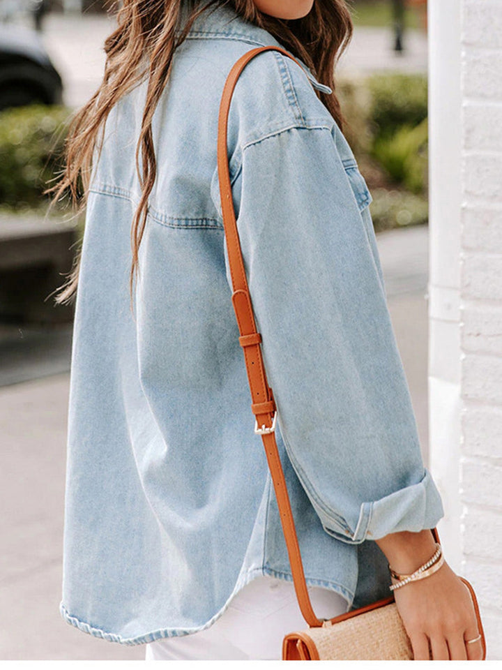 Stilla | Up Pocketed Denim Jakke