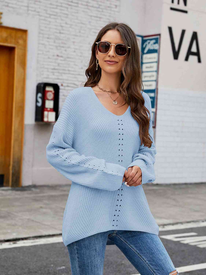 Stilla | Nakke Rib-strik Top