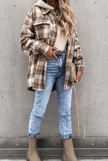 Stilla | Street Style Chic Ruted Jakke med Hætte