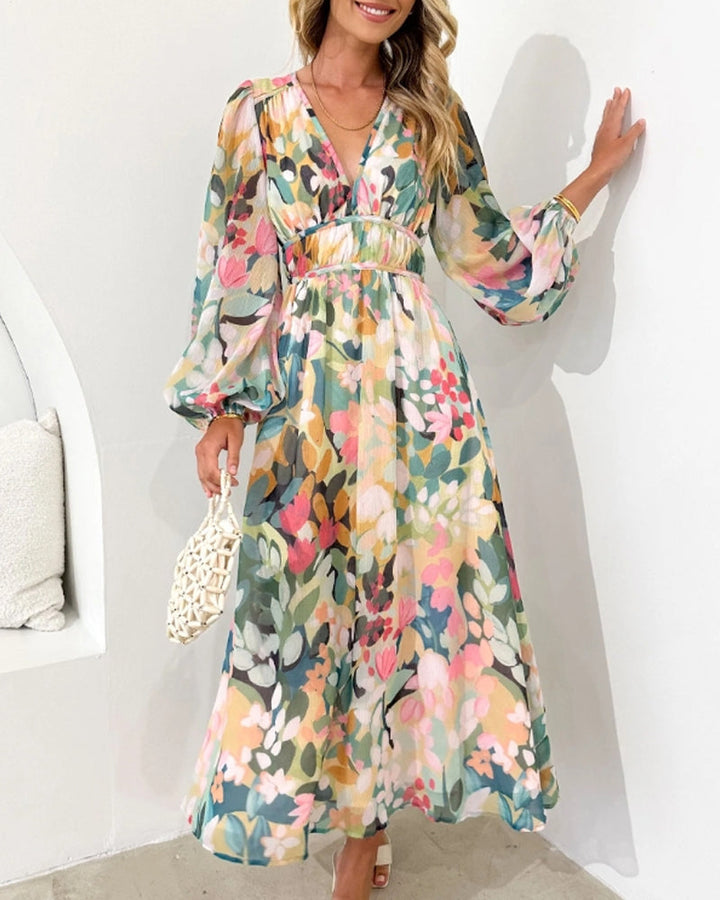 Stilla | Boho Blomster Max Kjole