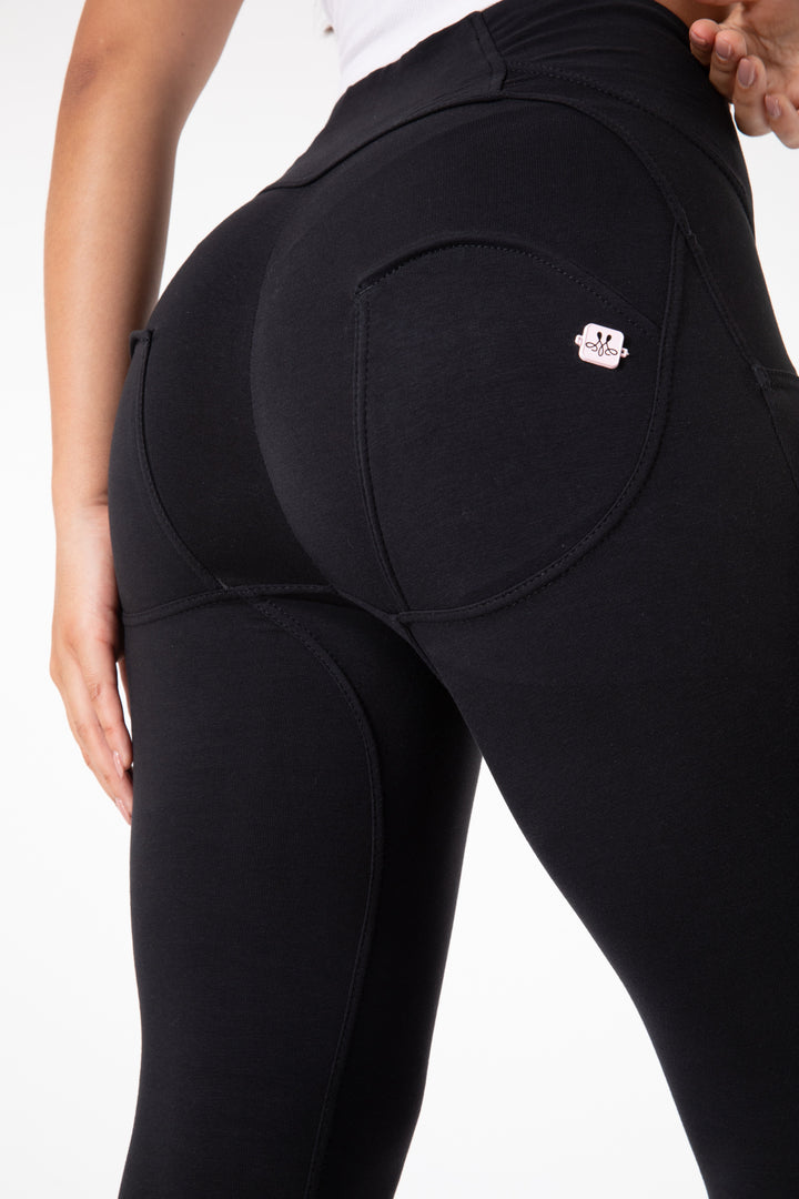 Stilla | Stramme Sorte Leggings Med Høj Talje