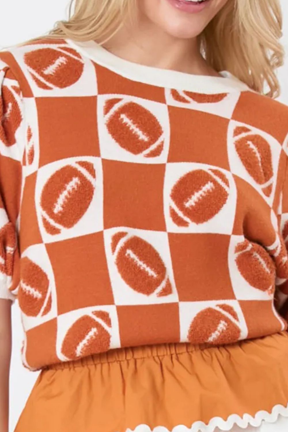 Stilla | Rundhals Sweater Med Korte Ærmer